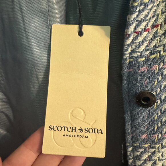 NWT Scotch & Soda Lightweight Check Overshirt Shacket – RRP $390 – Size M - Picture 10 of 13